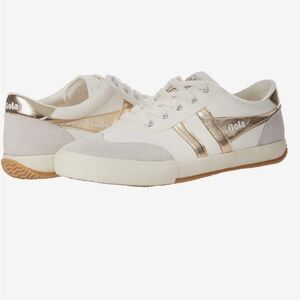 Gola Women's Badmiton Off White and Gold BRAND NEW Size 8.5